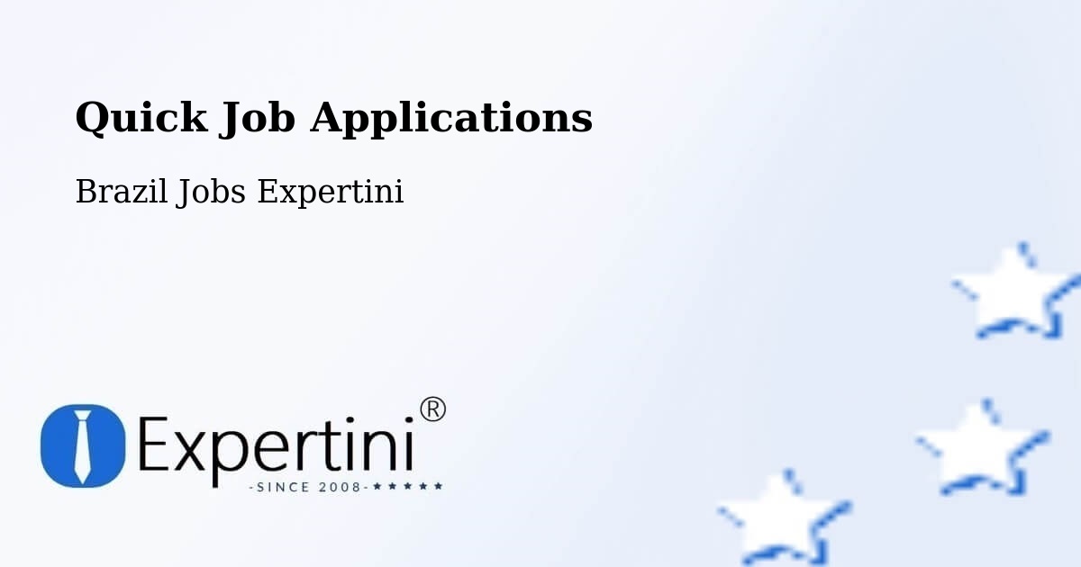 Quick Apply Feature – Paraúna - Brazil Jobs Expertini